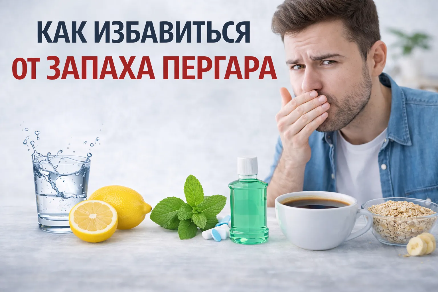 Как избавиться от запаха перегара